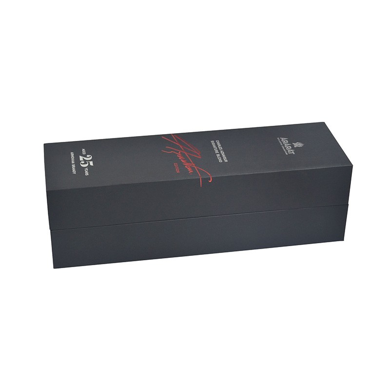 Luxury black wine box