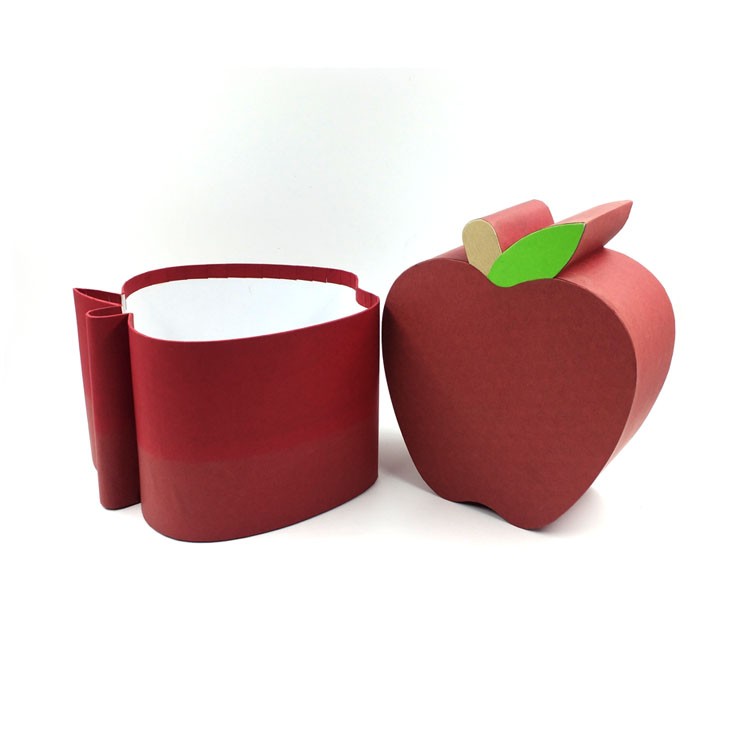 Apple shaped candy gift box