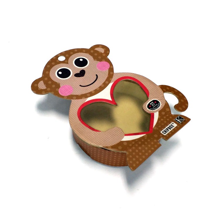 Monkey shaped chocolate box