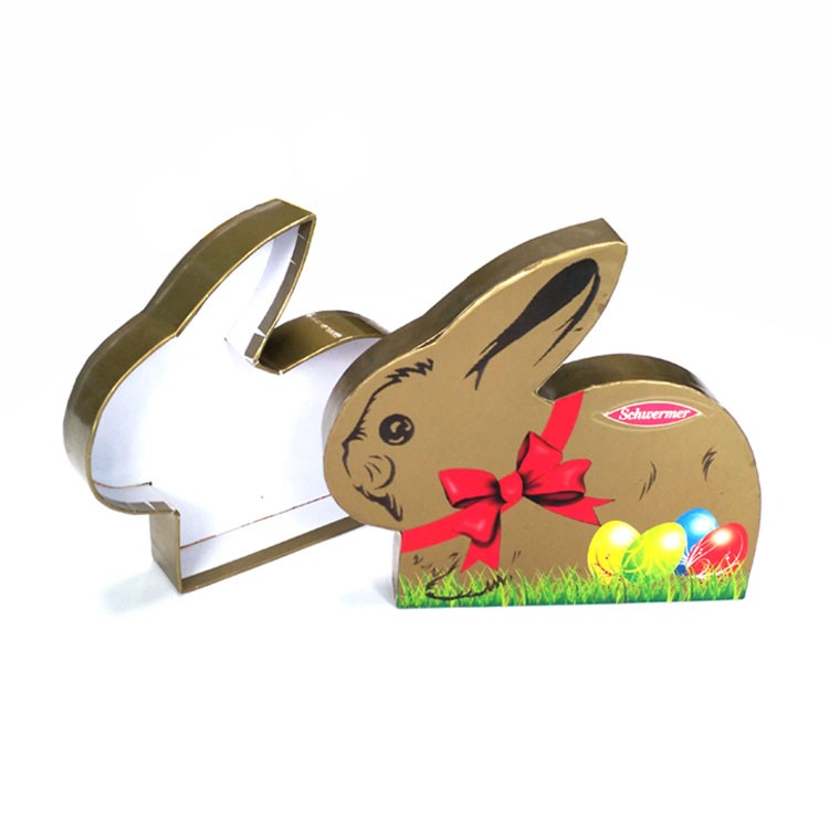 Eastern bunny shaped chocolate box