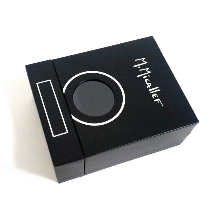 Black perfume box