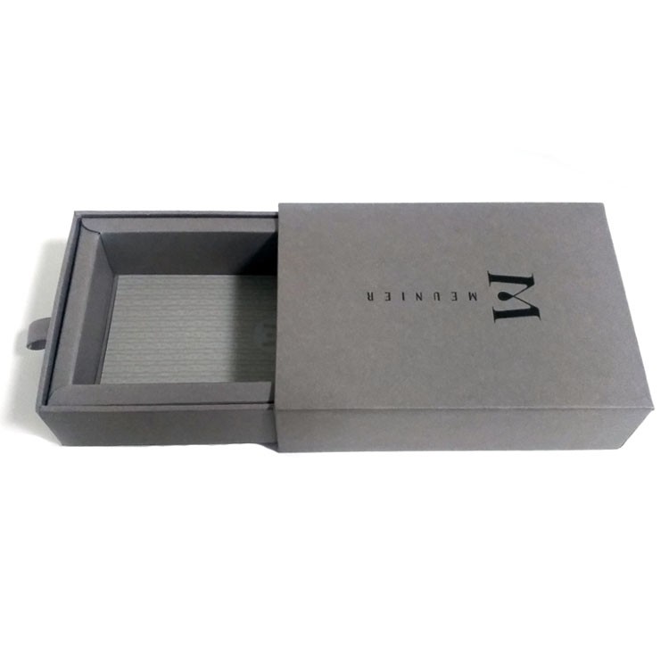 Grey drawer design perfume box